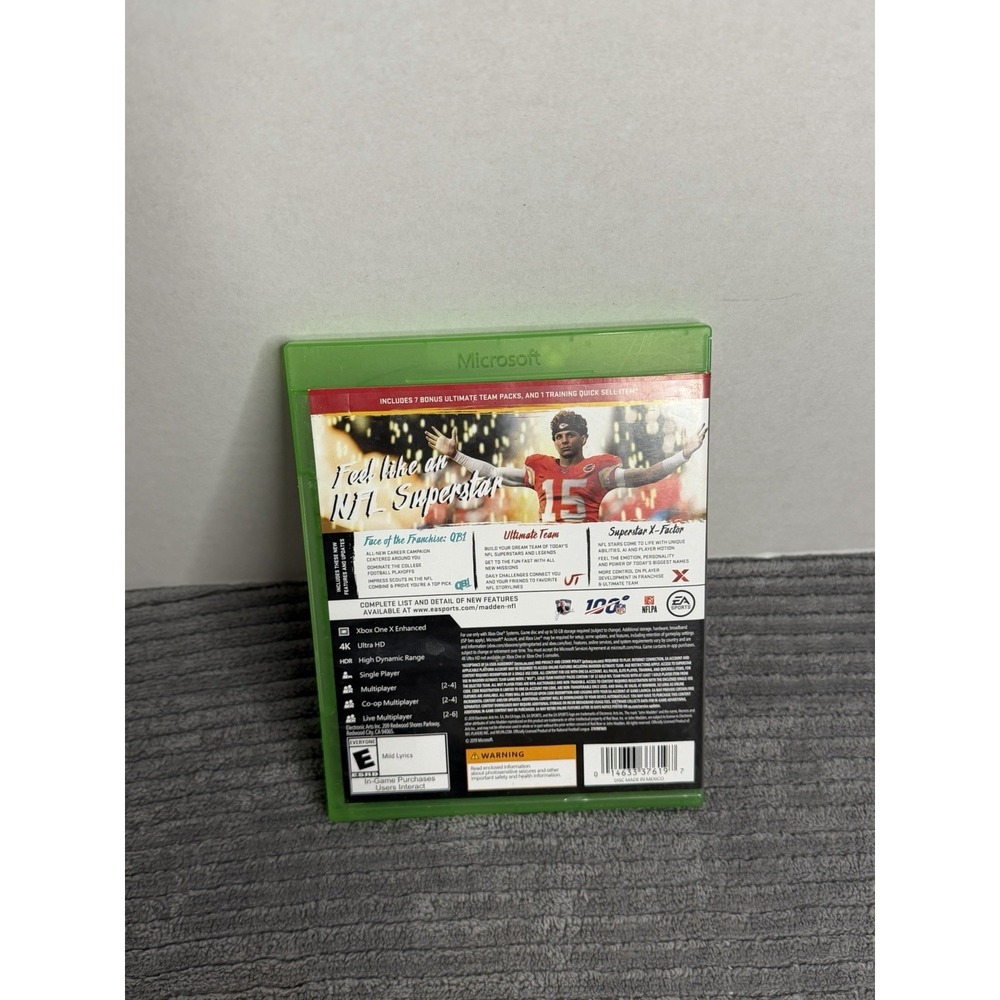 Madden NFL 20 -- Superstar Edition (Microsoft Xbox One, 2019) - Picture 2 of 3
